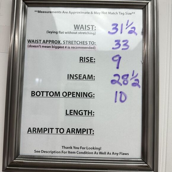 Democracy Jeans 8 Skinny Ab Solution Blue Stretch Denim Distressed Tummy Control - Picture 11 of 12